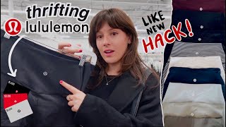 Lululemon Thrifting HACK (to get BRAND NEW clothes)