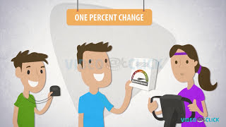 Fitness Software Explainer Video | 2D Cartoon Animation | One Percent Change