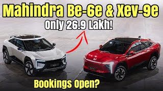 Mahindra Be-6e \u0026 Xev-9e price announced! Bookings Open?