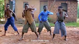 Triplets Ghetto Kids Dance To Rotimi Ft Wale - In My Bed