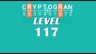 Cryptogram Level 117 Answers ✅ | Go Answer