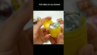 Kinder surprise egg opening