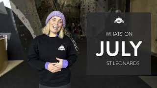 Whats on JULY at Climb Fit St Leonards