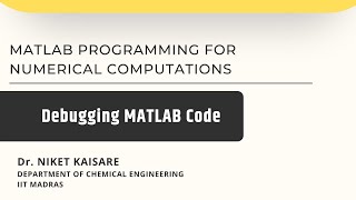 Debugging MATLAB Code
