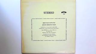 LP   フリッツ  ヴェルナー  BACH  Cantata  BWV 78  1960'