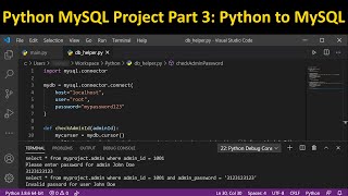 Python Project | CBSE | Class 12 | Python MySQL Connectivity | Part 3 | Python to MySQL connection