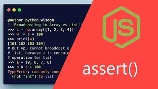 Assert MJS Modules : : node js