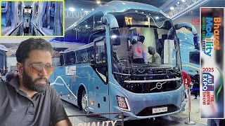 ये Bus नहीं पूरा चलता फिरता Luxury Capsule Hotel है | Volvo Luxury Bus at Auto Expo 2025