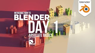 Blender Day 1 - Absolute Basics - Introduction Series for Beginners ( compatible with 4.1)