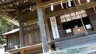 旧新宮村にあった熊野神社に参拝２０１１