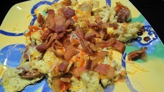 Texas Style Breakfast Scramble Easy .. !