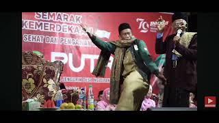 Romo KH.Hunain dan Kyai Tugiyono||Bersholawat Bersama New Putro Wali dan karang tarune Wono Putro