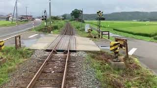 【前面展望】由利高原鉄道・鳥海山ろく線（羽後本荘→矢島）