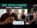 10,000 CALORIE CHALLENGE | Push Day Workout