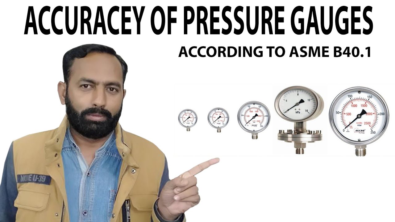 Pressure Gauge Accuracy According To ASME B40.1 | Accuracy Of Pressure ...