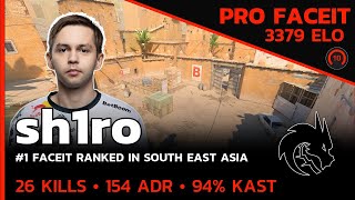 CS2 POV | sh1ro Spirit SMASHES LVL 10s on DUST2🔥 (DUST2) FACEIT LVL 10 | Jan 6, 2025