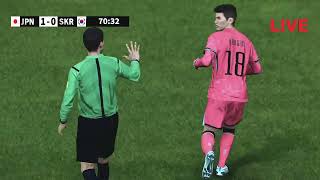 ライブ: 日本 U20 vs 韓国 U20 | AFC チャンピオンズリーグ 2025 | フルマッチストリーミング |  eFootball Pes21 ゲームプレイ