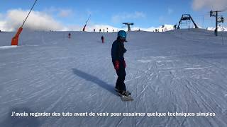 SNOWBOARD DÉBUTANT - mon évolution en 3 jours