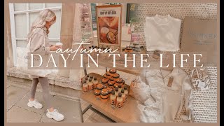DAY IN THE LIFE | autumn shop with me, new in primark/haul + cooking a cosy meal 🍂
