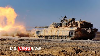 M1A1 Abrams tanks of Iraqi troops with the 9th Iraqi Armored Division hands-on training with the U.S