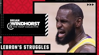 LeBron's FG% lowest since ROOKIE season: What's going on? | The Hoop Collective