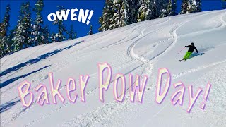 Mt. Baker ski resort | Epic powder day! | Skiing and Snowboarding with Advanced Freeskier: Owen