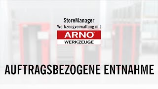 StoreManager Tutorial: Auftragsbezogene Entnahme