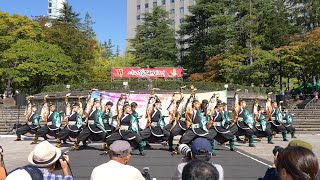 ヤートセ秋田酔楽天『八咫零辰』 📍仙台みちのくYOSAKOIまつり (勾当台公園会場) 2024-10-12T12:24