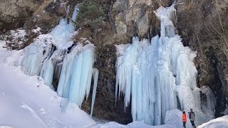 2023年2月  庵滝  氷瀑ハイク  奥日光