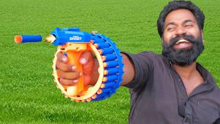 30 തീ ഉണ്ട പാറുന്ന തോക്ക്  | Nerf Battle | M4 Tech |