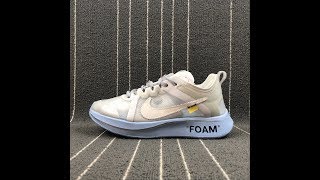 THE10 NIKE Zoom Fly x OFF WHITE AJ4588-106 Sports Running Shoes FROM Robert