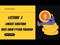 Longest Substring Without Repeating Characters | Leetcode #youtube #leetcode