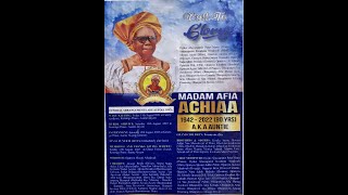 VIEWING \u0026 BURIAL SERVICE OF THE LATE MADAM AFIA ACHIAA @KONOGO PRASO