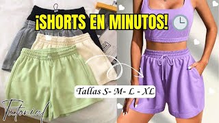 #6 SHORT  DEPORTIVO mujer  Paso a Paso Tallas (S, M, L, XL)