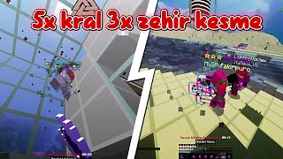 5X KRAL 3X ZEHİR KESME / AÇIK ALAN /NETHER PVP/ SURVİVAL AMETİST