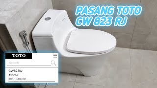 PASANG CLOSET DUDUK TOTO CW 823 RJ