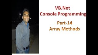 VB.Net Array Methods Part 14