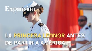 La princesa Leonor llega Tenerife a bordo del Elcano en su primera escala antes de partir rumbo a Am