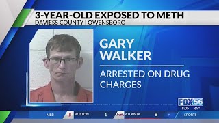 Owensboro father charged after 3-year-old exposed to meth
