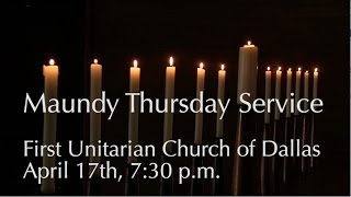 Maundy Thursday - Communion, Betrayal and Conviction.