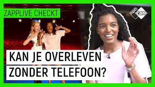 DAG OVERLEVEN ZONDER TELEFOON 😱 | Pip Pellens | Zapplive Checkt | NPO Zapp