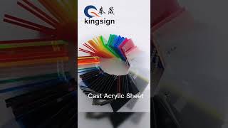 Kingsign cast acrylic sheet for sales