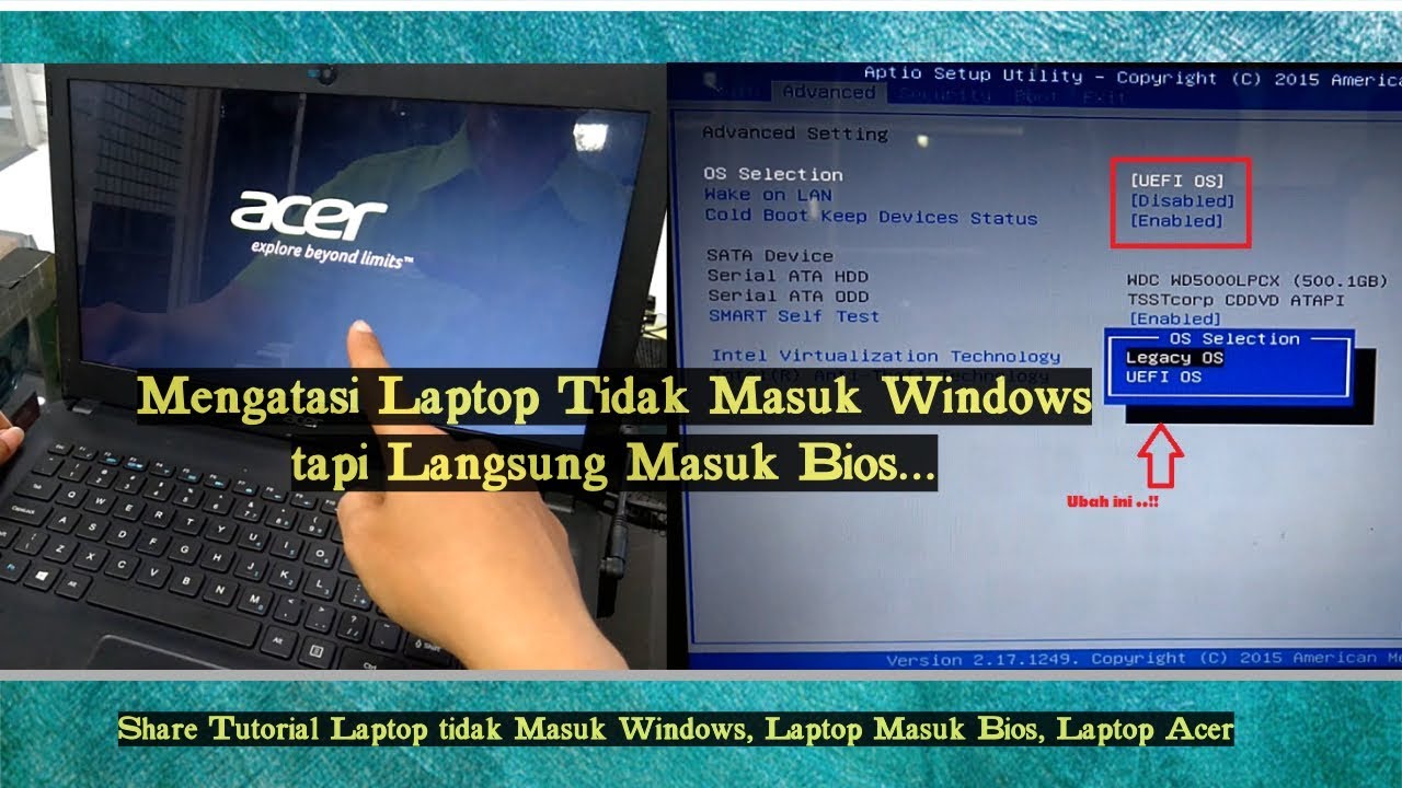 Cara Mengatasi Laptop Acer Bootloop - Garut Flash