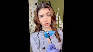 ASMR Crainal Nerve Exam EVERYTHING’S WRONG 🩺#shorts Asmr medical exam fast