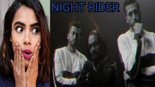 EMIWAY X THEMXXNLIGHT - NIGHT RIDER (OFFICIAL MUSIC VIDEO) | REACTION BY    VAISHNAVI COMBINE