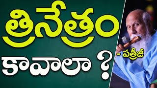 త్రినేత్రం కావాలా ? | Patriji Telugu Messages