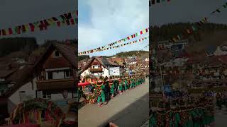 Fastnacht Deutschland Schmutzige Dunschdig.Masken.Kostüme.Traditionen.  16.02.2023Germany