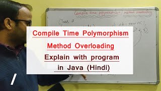 Compile time polymorphism | Method overloading in Java | Type of polymorphism in Hindi - 46