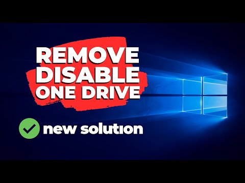 ️ Disable and Remove OneDrive From Path, File Explorer (Simple Solution)