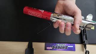 Vire Sabers Inheritance LGT Darkwolf Grafflex Lightsaber Disassembly